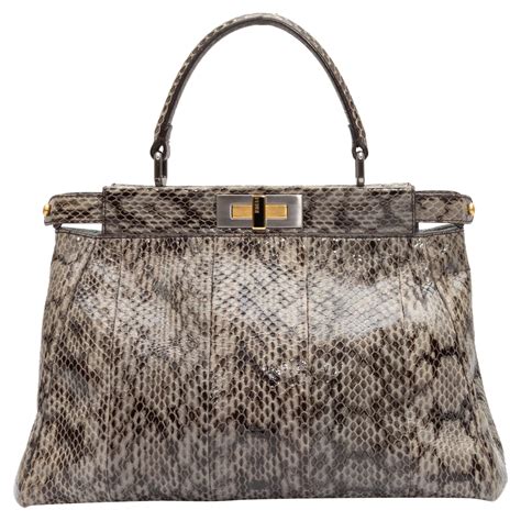 fendi peekaboo small sale|fendi peekaboo snakeskin.